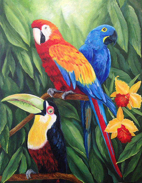Pssaros do Brasil - 70 x 90 - OST